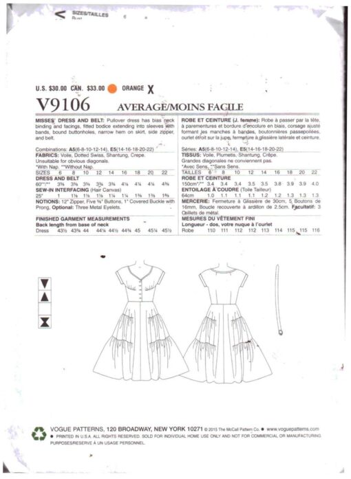 Vogue V9106 1