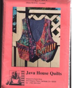 Java House Quilts Batik Vest