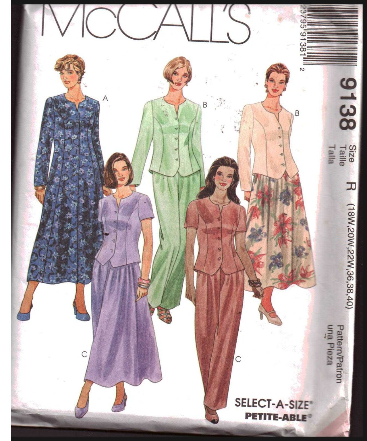 McCall's M8147Y M8147Y-Canottiera da Donna, Taglie, Carta, Bianco, XS-S-M