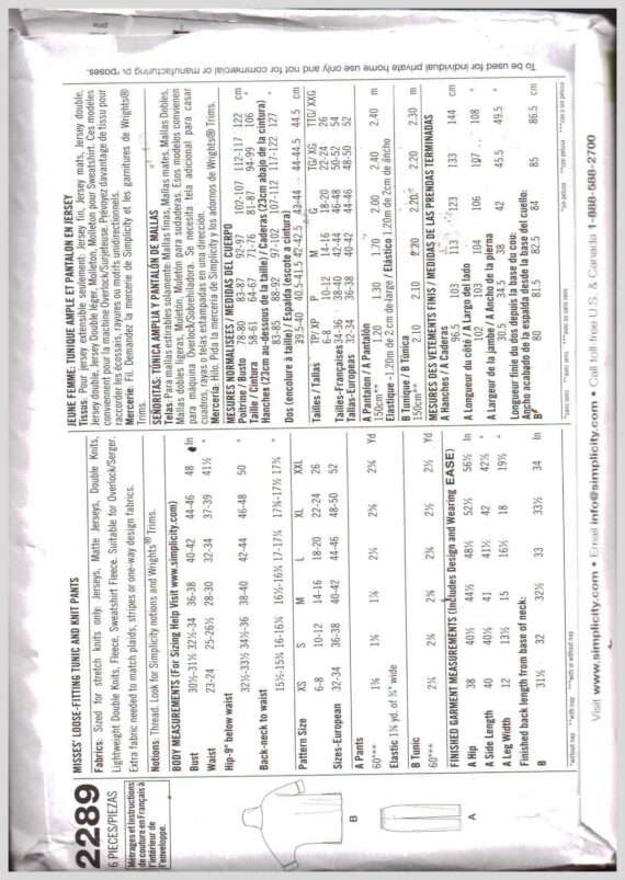 Simplicity 2289 1