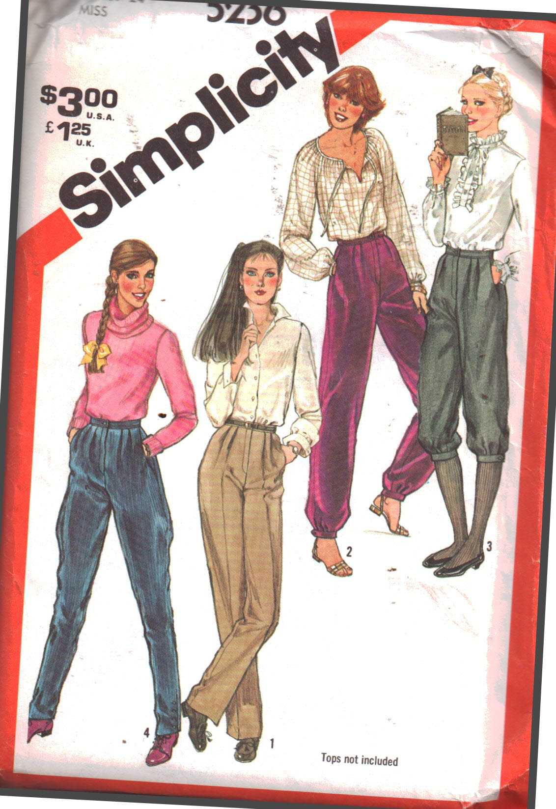 Simplicity 5236 Straight-leg Pants, Banded Pants, Knickers, Jodhpurs ...