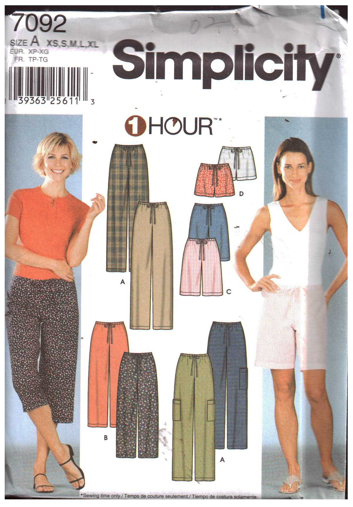 S8378 | Simplicity Sewing Pattern Misses' Knit Pants with Two Leg Widths  and Options for Design Hacking | Simplicity