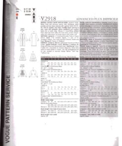 Vogue V2918 1