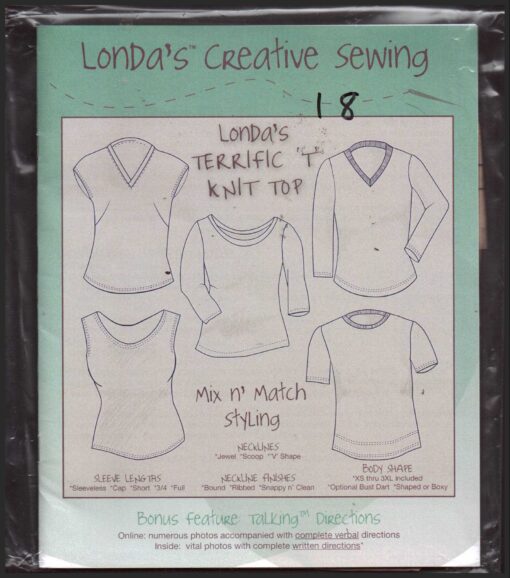 Londa's Creative Sewing Londa's Terrific T Knit Top