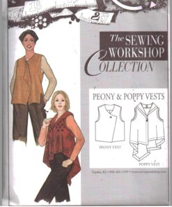 The Sewing Workshop Peony & Poppy Vests
