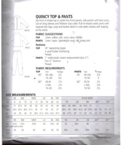 The Sewing Workshop Quincy Top & Pants 1