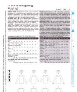 Vogue V8636 1