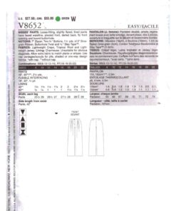 Vogue V8652 1