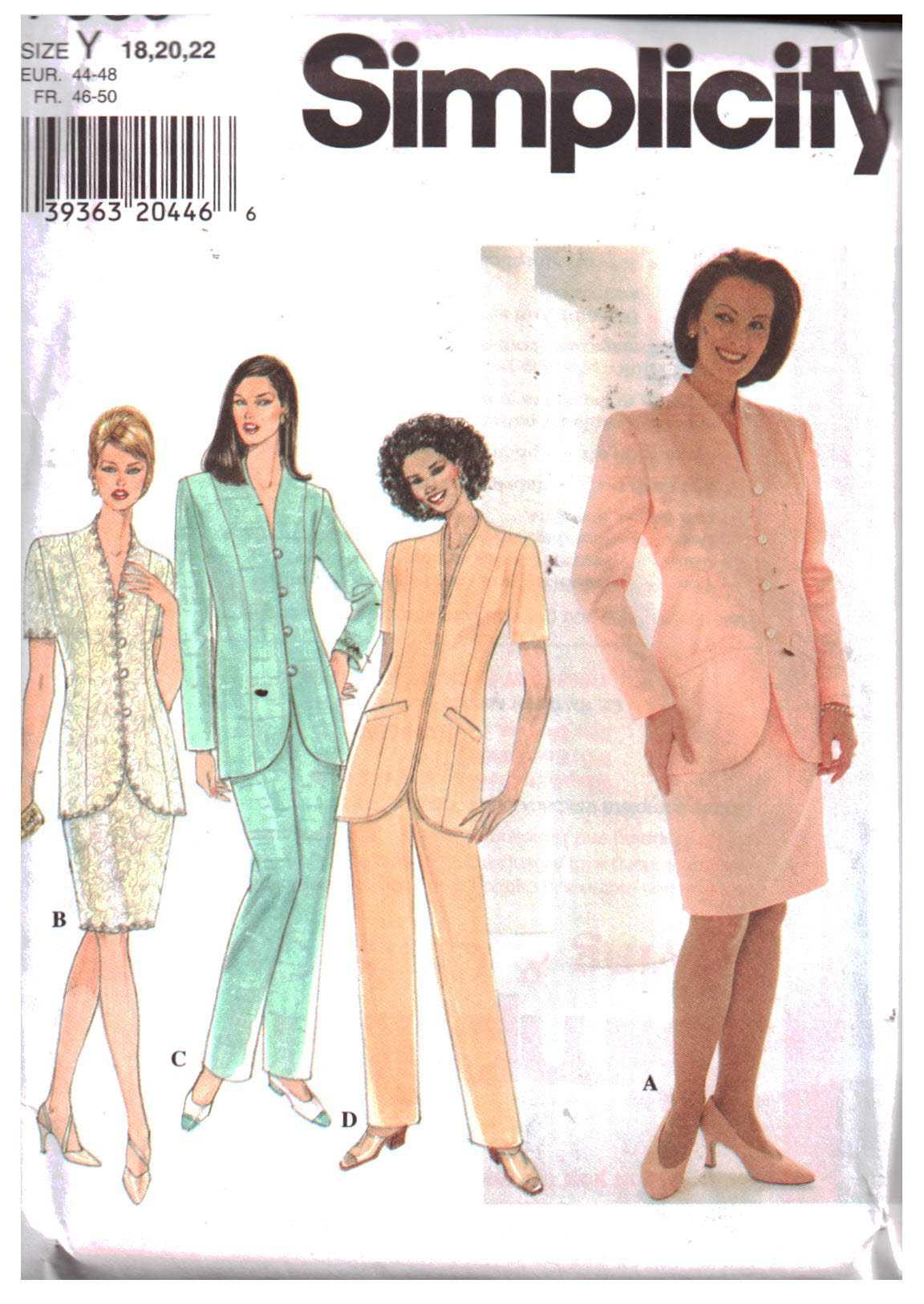 1940s Dress Suit Pattern Simplicity 3088 B34 - Ruby Lane