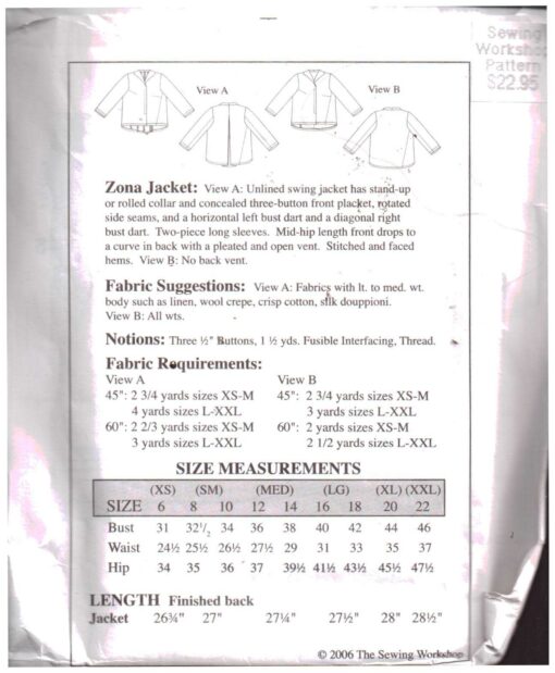 The Sewing Workshop Zona Jacket 1