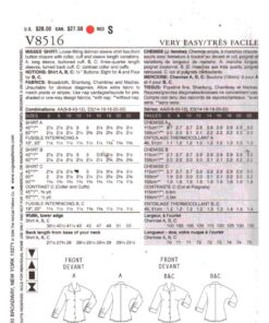 Vogue V8516 1