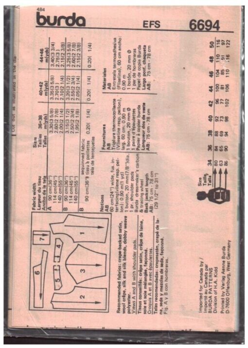 Burda 6694 1
