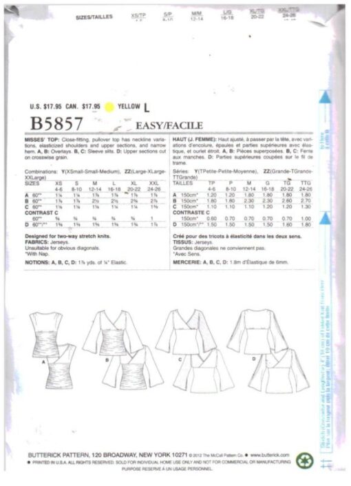 Butterick B5857 1