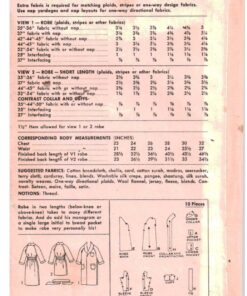 Alternative view of Advance 9214 Boy's Robe Size: 10 Uncut Sewing Pattern