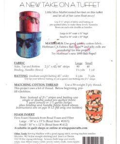 Alternative view of Two Aunties Patterns AT261 A new Take on a Tuffet Size: One Uncut Sewing Pattern
