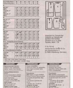 Alternative view of Burda 4404 Skirt Size: 10-20 Uncut Sewing Pattern