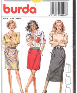 Burda 4404 Skirt Size: 10-20 Uncut Sewing Pattern