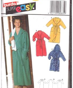 Burda 4835 Boy's Robe Size: 10-12-14J-16J Uncut Sewing Pattern