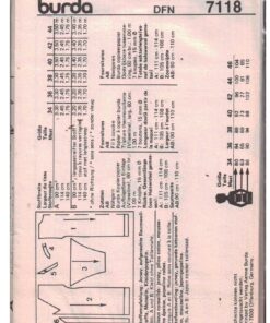 Alternative view of Burda 7118 Dress Size: 8-18 Uncut Sewing Pattern