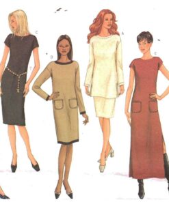 Butterick 3246 Dress, Top, Skirt Size: 14-16-18 Uncut Sewing Pattern