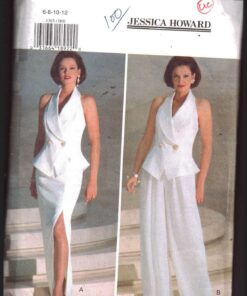 Butterick 3365 Vest, Skirt, Pants by Jessica Howard Size: 6-8-10-12 Used Sewing Pattern