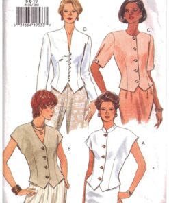 Butterick 3510 Tops Size: 6-8-10 Used Sewing Pattern