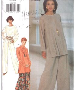 Butterick 3560 Tunic, Skirt, Pants Size: XS-S-M Uncut Sewing Pattern