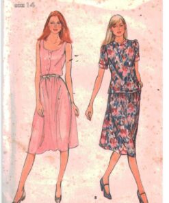 Butterick 3641 Top, Skirt Size: 14 Uncut Sewing Pattern