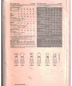 Alternative view of Butterick 3657 Dress Size: 16 Used Sewing Pattern