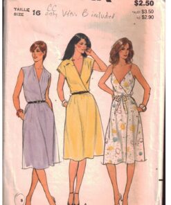 Butterick 3657 Dress Size: 16 Used Sewing Pattern