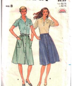Butterick 3674 Skirt Size: 10-12-14 Used Sewing Pattern