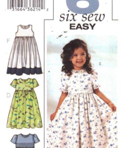 Butterick 3762 Girl's Dress 6-7-8 Uncut Sewing Pattern