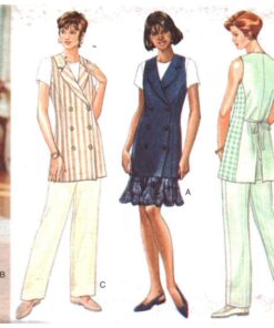 Butterick 3908 Top, Skirt, Pants Size: 6-8-10 Uncut Sewing Pattern