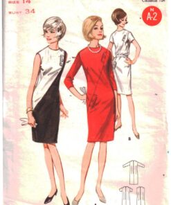 Butterick 3923 Dress Size: 14 Bust 34 Used Sewing Pattern
