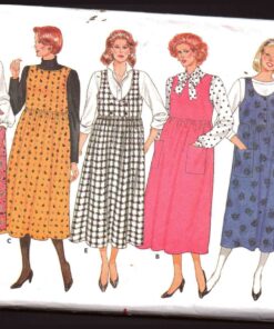 Butterick 4133 Maternity Jumper Size: 8-10-12 Used Sewing Pattern