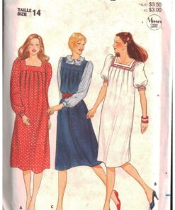 Butterick 4201 Dress, Jumper Size: 14 Uncut Sewing Pattern