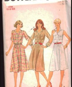 Butterick 4202 Dress Size: 6-8-10 Uncut Sewing Pattern