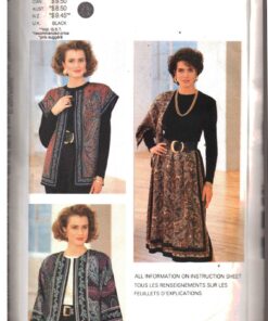 Alternative view of Butterick 4221 Jacket, Vest, Skirt Size: All Uncut Sewing Pattern
