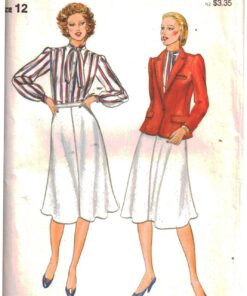 Butterick 4231 Jacket, Blouse, Skirt Size: 12 Used Sewing Pattern