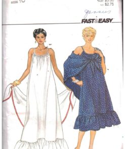 Butterick 4362 Maternity Dress, Shawl Size: 10 Uncut Sewing Pattern