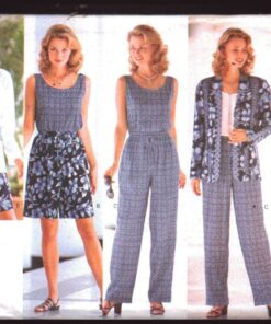 Butterick 4548 Jacket, Top, Skirt, Shorts, Pants Size: 6-8-10 Uncut Sewing Pattern