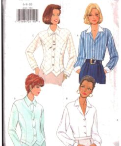 Butterick 4640 Blouse Size: 6-8-10 Uncut Sewing Pattern