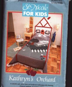 Butterick 4687 Child's Bedroom - Kathryn's Orchard Pillo/Sham, Quilt, Wall Hanging Size: One Uncut Sewing Pattern