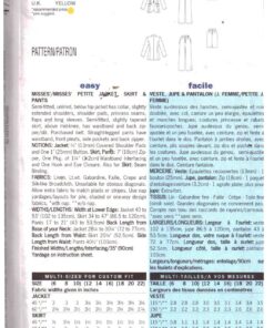Alternative view of Butterick 4723 Suit - Jacket, Skirt, Pants Size: 12-14-16 Uncut Sewing Pattern