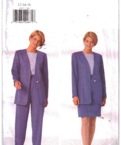 Butterick 4767 Suit - Jacket, Skirt, Pants Size: 12-14-16 Used Sewing Pattern