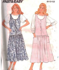 Butterick 4806 Jumper, Top Size: 8-10-12 Uncut Sewing Pattern
