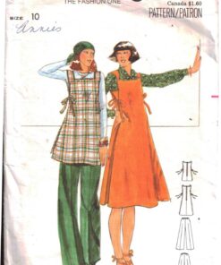 Butterick 4923 Maternity Jumper, Top, Pants Size: 10 Used Sewing Pattern