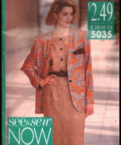 Butterick 5035 Jacket, Top, Skirt Size: C 18-20-22 Used Sewing Pattern