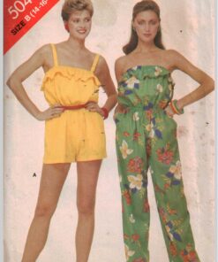 Butterick 5043 Jumpsuit Size: B 14-16-18 Uncut Sewing Pattern