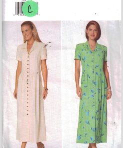 Butterick 5356 Dress Size: 12-14-16 Used Sewing Pattern